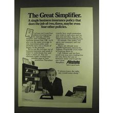 1972 Allstate Insurance Ad - The Great Simplifier