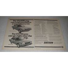 1980 Datsun Laurel 2 Litre and 280C Car Ad - Luxury