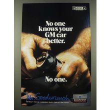 1986 GM Mr. Goodwrench Ad - No One Knows Your GM Car Better