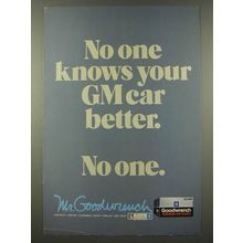 1986 GM Mr. Goodwrench Ad - No One Knows Better