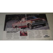 1989 Ford Pickup-Trucks Ad - You gotta be tough to stay #1 for 12 years!