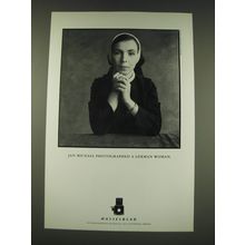 1989 Hasselblad Camera Ad - Jan Michael Photographed a German Woman