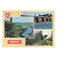 multiview, PERTH, SCOTLAND unused vintage postcard by Dennis.. =