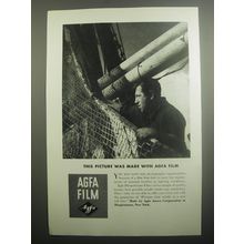 1937 Agfa Film Ad - This picture was made with Agfa film