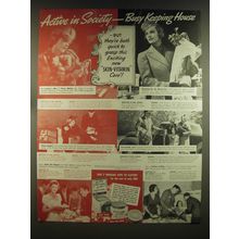 1939 Pond's Cold Cream, Vanishing Cream and Powder Ad - Active in Society