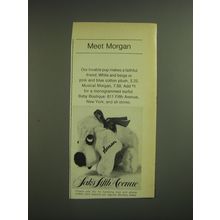 1974 Saks Fifth Avenue Stuffed Animal Advertisement - Meet Morgan