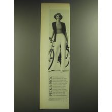 1974 Peck & Peck Cardigan, Tank & Pants Ad - On wheels or on foot