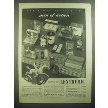 1945 Lentheric Men's Toiletries Advertisement - Christmas tribute