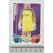 2010/11 Topps Match Attax Trading Card 19 Brad Friedel, Aston Villa