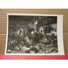 SCHOOL FOR BOYS AND GIRLS by Jan Steen postcard National Gallery Scotland /