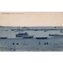 Ile De Batz Port Salmon Old French Postcard