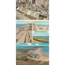 Shell House Southbourne Dorset 3x 1970s Postcard s