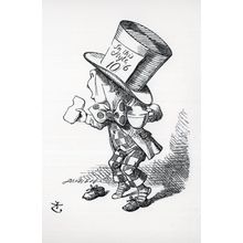 The Mad Hatter Leaves Palace Alices Adventures In Wonderland Postcard