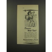1956 Abercrombie & Fitch Swim Suit Ad - Daisies will tell
