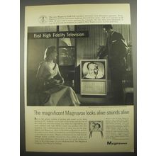 1956 Magnavox Gold Seal Video Theatre 21 Television Advertisement