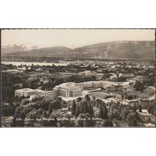 Palais des Nations, Mt Blanc et Salève, Genève, c.1940s - Sartori Photo CPSM
