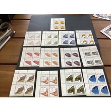 ICOLLECTZONE US Palau 351-364 Blocks Set fish XF NH (A500a)