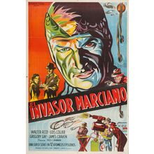 Flying Disc Man from Mars (1950)_3 Movie Film Poster Canvas iconic design