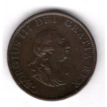 Great Britain. George III. Halfpenny 1799. dy18809