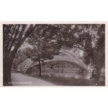 EC857 BEDFORD SUSPENSION BRIDGE . R/P POSTCARD