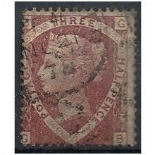 1870 SG50/51 1/2d Rose Plate 3 Fine Used "GB".