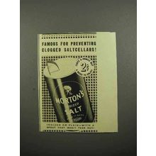 1937 Morton's Iodized Salt Ad - Clogged Saltcellars