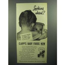 1944 Clapp's Baby Food Ad - Looking Ahead?