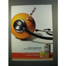 2004 Tropicana Healthy Heart Orange Juice Ad
