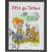 FRA 2002 46c 'STAMP DAY' FINE USED (EBID56-833)