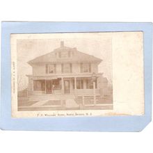 New Jersey North Branch F C Williams Store Photo Type View Of Old House w/~2532