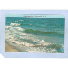 New Jersey Ocean Beach Greetings From Ocean Beach NJ~1905