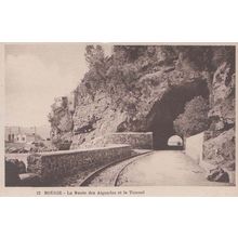 Tunnel Railway Bougie Aiguades Mediterranean Algeria Antique Algerian Postcard