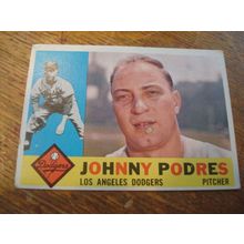 1960 Topps, JOHNNY PODRES, #425, DODGERS