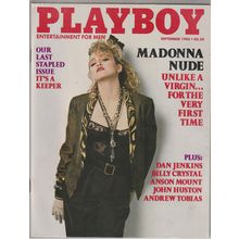 Playboy Magazine, Madonna Nude, September 1985