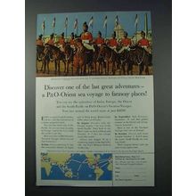 1963 P&O Orient Cruise Ad - Discover Great Adventures