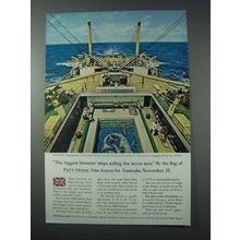 1963 P&O Orient Cruise Ad - Biggest Blooming Ships
