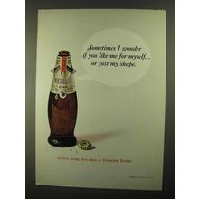 1968 Michelob Beer Ad - Like Me for Myself or My Shape