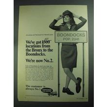 1968 National Car Rental Ad - We've Got 1521 Locations