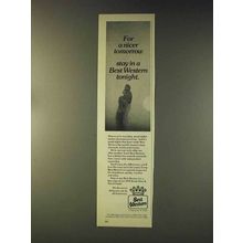 1976 Best Western Hotel Ad - For a Nicer Tomorrow