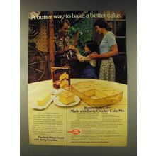 1976 Betty Crocker Yellow Cake Mix Ad - Butter Rich