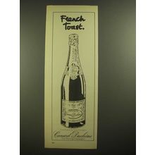 1978 Canard Duchene Champagne Ad - French Toast