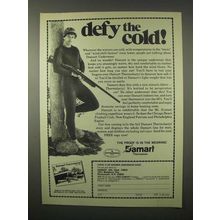 1980 Damart Underwear Ad - Defy the Cold