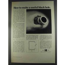 1980 Kodak White Reflectance Coating Ad - Black Hole