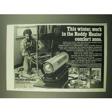 1980 Koehring Reddy Heater Ad - This Winter, Work in the comfort zone
