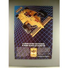 1983 Pennzoil Oil Ad w/ Rick Mears Indy Car!