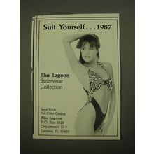 1987 Blue Lagoon Swimwear Ad - Suit Yourself