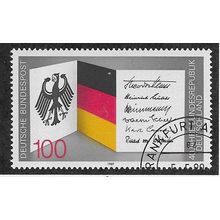 GER 1989 100pf '40TH ANN OF FEDERAL REPUBLIC' FINE USED (EBID54-086)