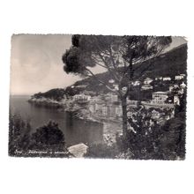 SORI, GENOVA, ITALY used vintage postcard 1955 postmark =