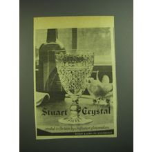 1969 Stuart Crystal Ad - Stuart Crystal created in Britain by craftsmen