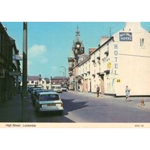 Fish & Chip Shop Sign at High Street Lockerbie Postcard